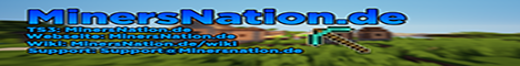 Minersnation.de minecraft server banner