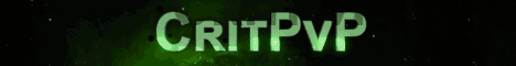 CritPvP minecraft server banner