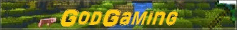 Godgaming minecraft server banner