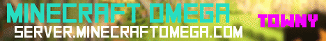 Minecraft Omega minecraft server banner