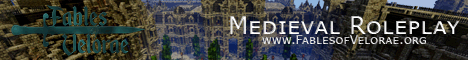 Fables of Velorae minecraft server banner