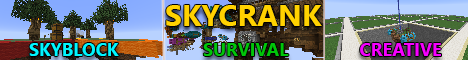 SKYCRANK minecraft server banner