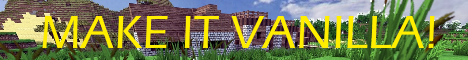 Make It Vanilla minecraft server banner