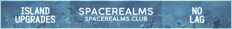 SpaceRealms minecraft server banner