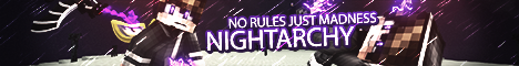 Nightarchy minecraft server banner