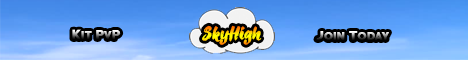 SkyHigh Networks minecraft server banner