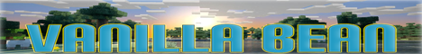 Vanilla Bean MC minecraft server banner