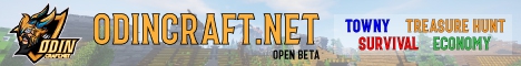 OdinCraft minecraft server banner