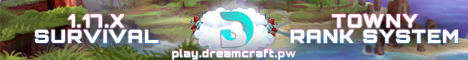 DreamCraft minecraft server banner