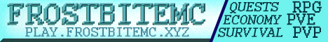 FrostbiteMC minecraft server banner