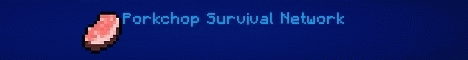Porkchop Survival Network minecraft server banner
