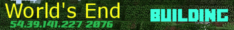 World's End minecraft server banner