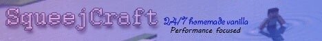SqueejCraft minecraft server banner