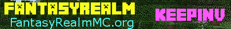 FantasyRealmMC Reborn [1.8-1.17.1] minecraft server banner