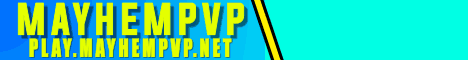 MayhemPvPNetwork minecraft server banner