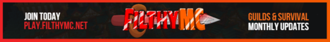 FilthyMC Network minecraft server banner
