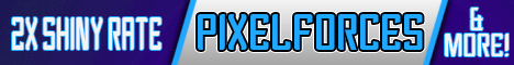 PixelForces minecraft server banner