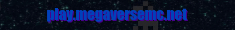 Megaverse MC minecraft server banner
