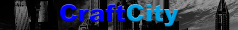 CraftCity minecraft server banner