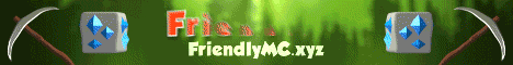 FriendlyMC minecraft server banner