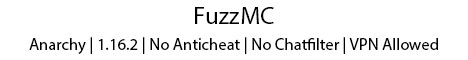 FuzzMC minecraft server banner