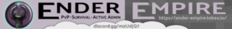 Ender Empire minecraft server banner