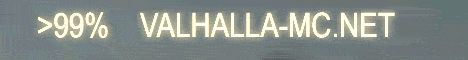 Server Valhalla minecraft server banner