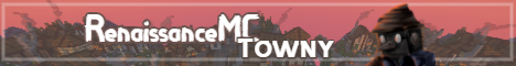 RenaissanceMC Towny minecraft server banner