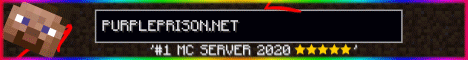PURPLE PRISON 2021  minecraft server banner
