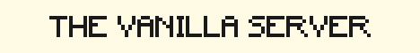 The Vanilla minecraft server banner