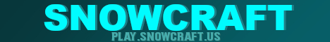 SnowCraft minecraft server banner