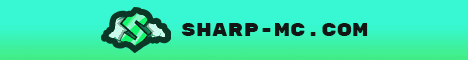 SHARP-MC minecraft server banner