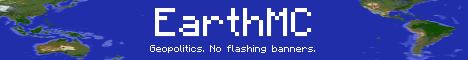 EarthMC Factions minecraft server banner