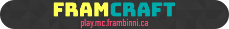 FramCraft minecraft server banner