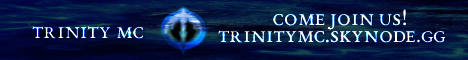 TrinityMC minecraft server banner