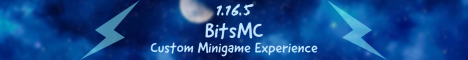 BitsMC - Minigames minecraft server banner