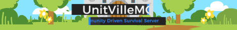 UnitVilleMC minecraft server banner