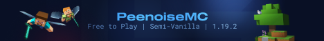 PeenoiseMC minecraft server banner