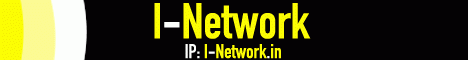 I-Network minecraft server banner