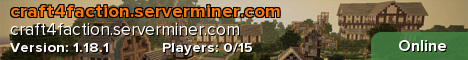 craft4faction minecraft server banner