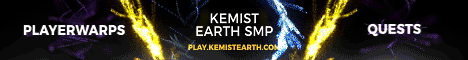 Kemist Earth SMP minecraft server banner