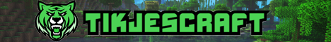 TikjesCraft [Survival] [1.19.4] 💎 minecraft server banner