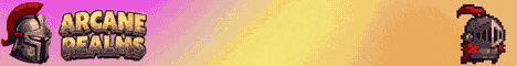 Arcane Realms minecraft server banner
