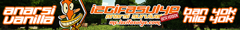 İzci Fasulye Vanilla Anarşi Survival minecraft server banner