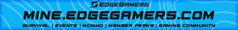 EdgeGamers Minecraft minecraft server banner