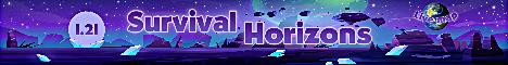 Survival Horizons minecraft server banner