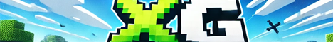 xG Minecraft minecraft server banner