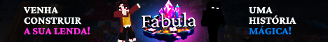 Fábula minecraft server banner