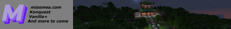 Miasmea Konquest minecraft server banner