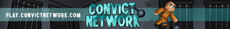 Convict Network minecraft server banner